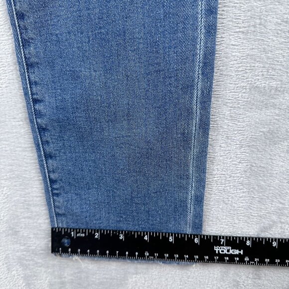 H&M Skinny Jeans Mens Size W33X32L Mid Rise Stone Wash Denim Stretch Blue - Picture 11 of 13